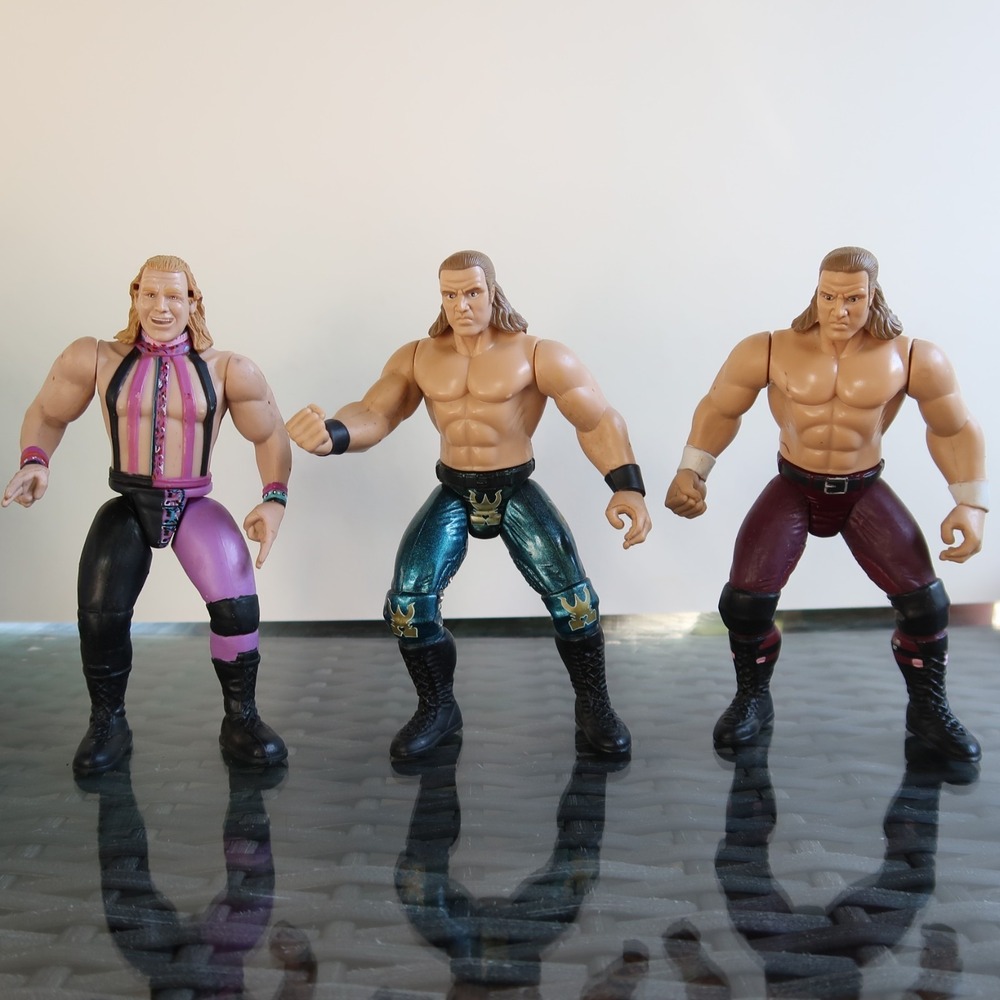 Triple H‎ vs Edge vs HHH Wrestling Figure Vintage lot WWF 90s WWE